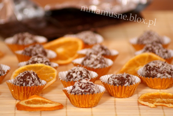 Pralinki czekoladowo-pomarańczowe